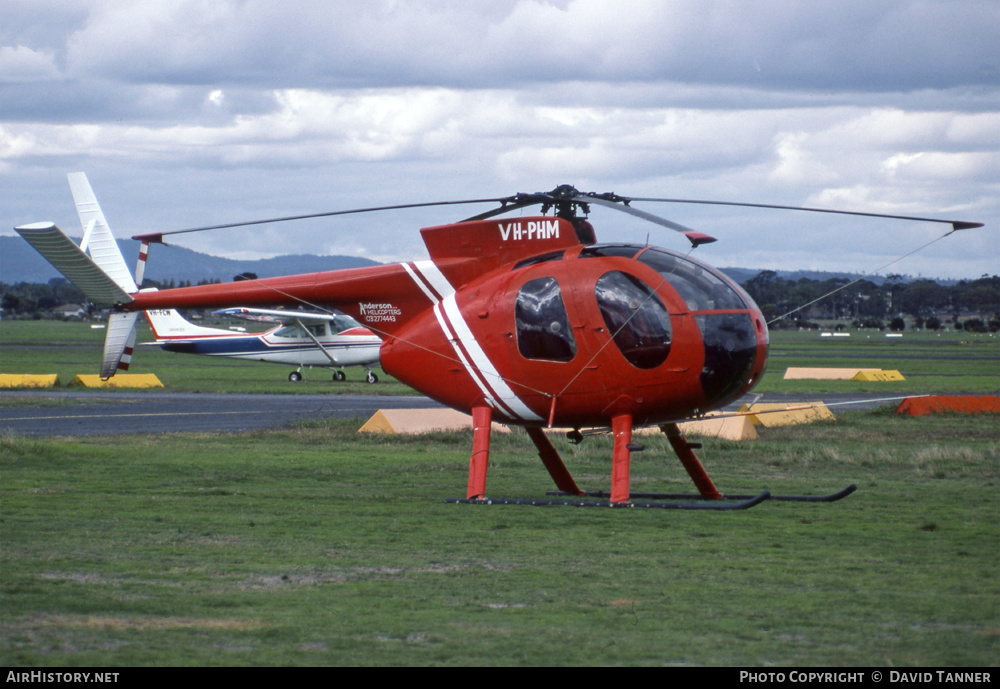 Aircraft Photo of VH-PHM | Hughes 500C (369HS) | Anderson Helicopters | AirHistory.net #52771