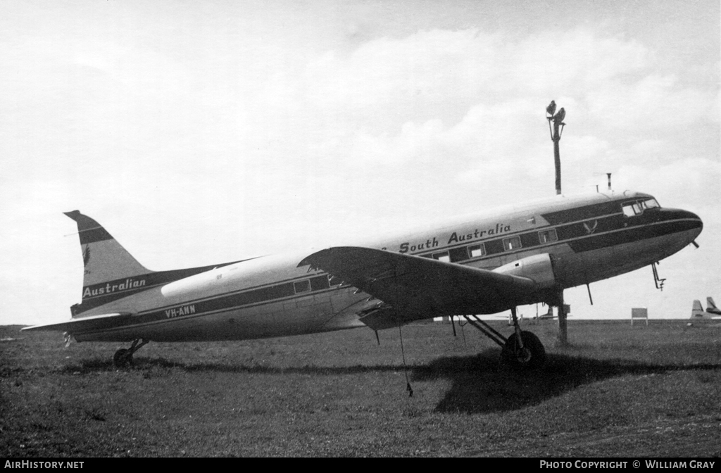 Aircraft Photo of VH-ANN | Douglas DC-3-G202A | Airlines of South Australia - ASA | AirHistory.net #52778