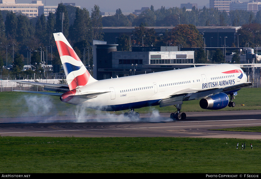 Aircraft Photo of G-BNWZ | Boeing 767-336/ER | British Airways | AirHistory.net #52796