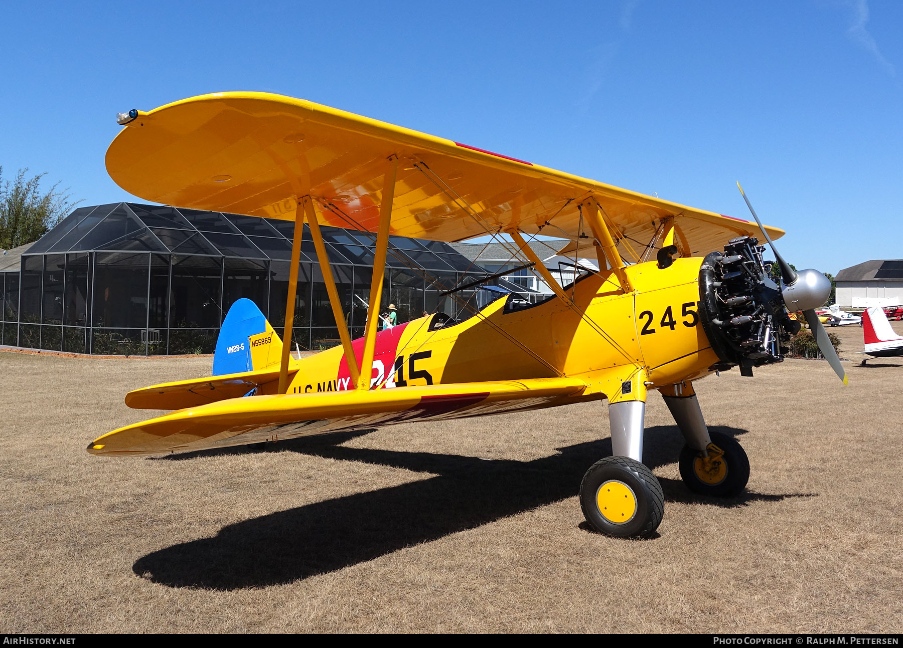 Aircraft Photo of N55869 | Boeing PT-17 Kaydet (A75N1) | USA - Navy | AirHistory.net #52817