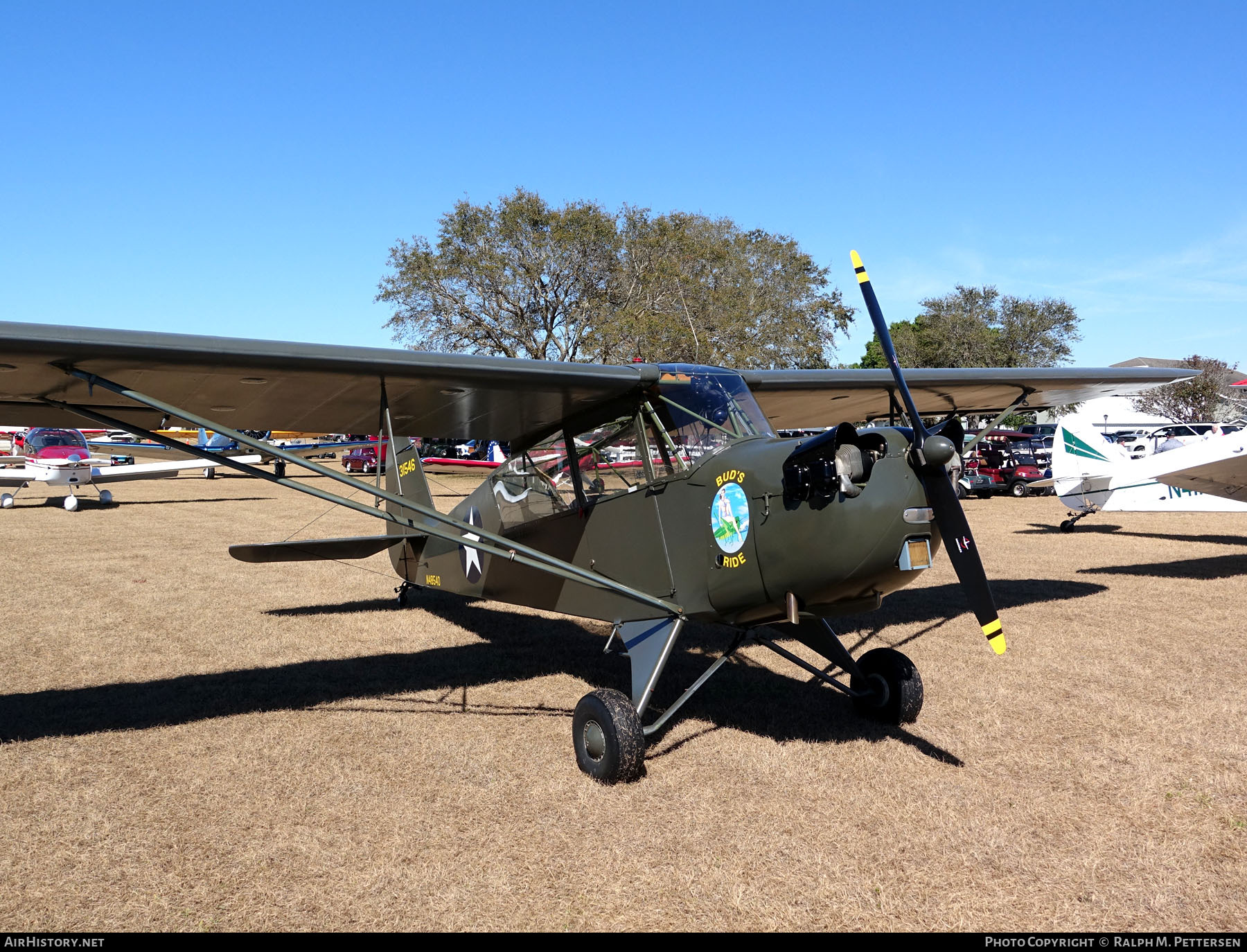 Aircraft Photo of N48540 / 43-1546 | Aeronca O-58B Grasshopper | USA - Air Force | AirHistory.net #52828