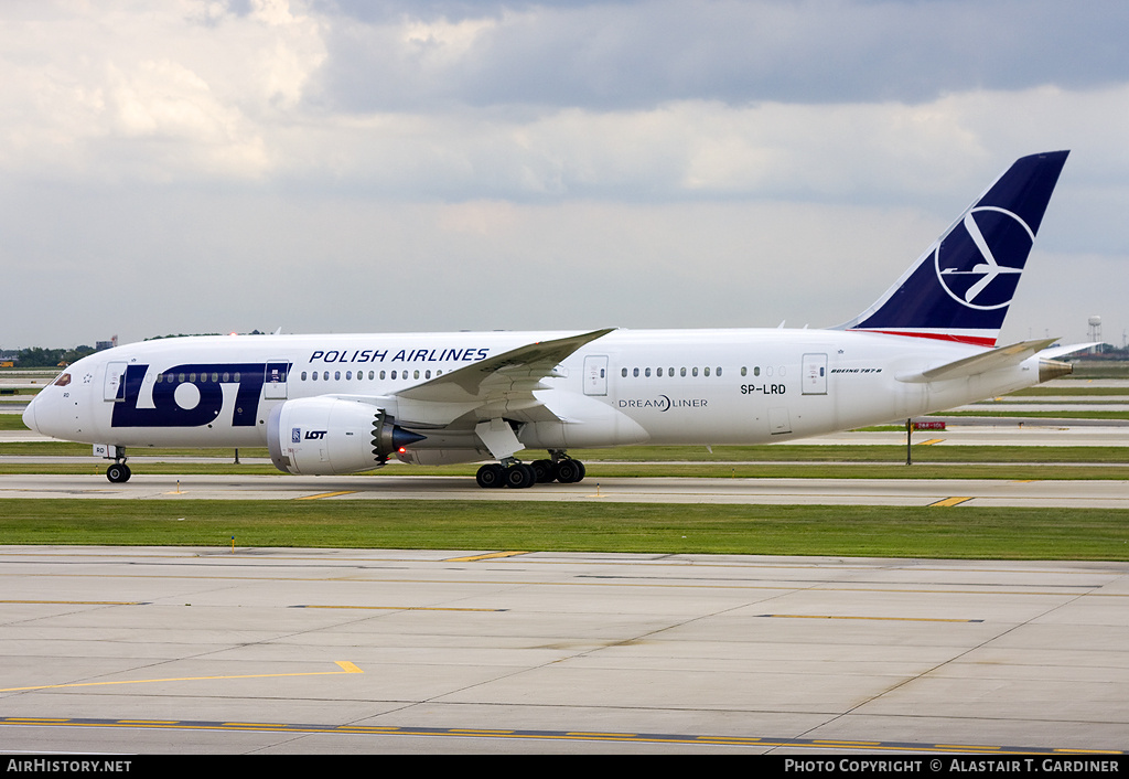 Aircraft Photo of SP-LRD | Boeing 787-8 Dreamliner | LOT Polish Airlines - Polskie Linie Lotnicze | AirHistory.net #52831
