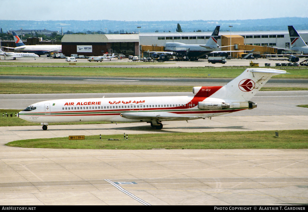 Aircraft Photo of 7T-VEX | Boeing 727-2D6/Adv | Air Algérie | AirHistory.net #52852