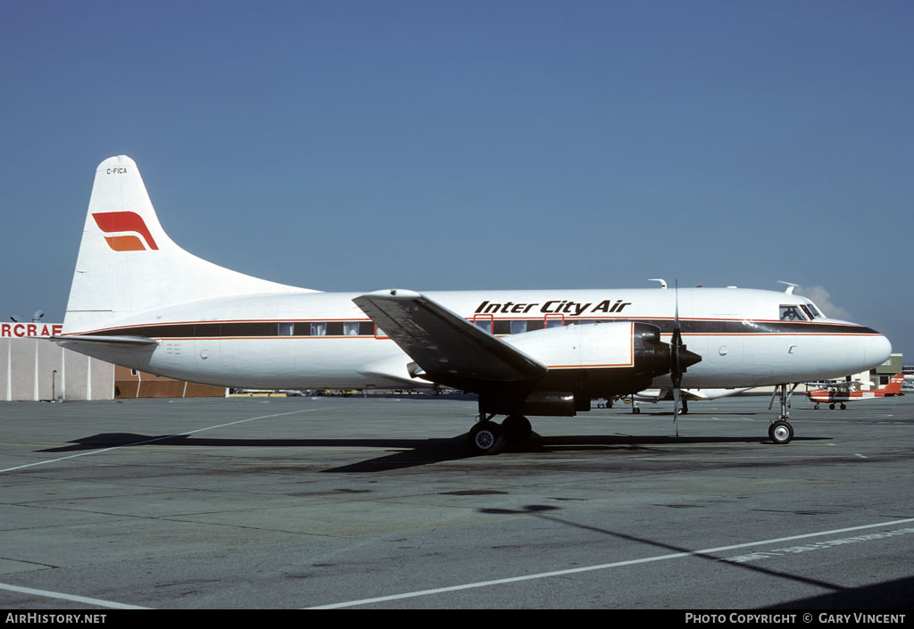Aircraft Photo of C-FICA | Convair 580 | Inter City Airways | AirHistory.net #52875