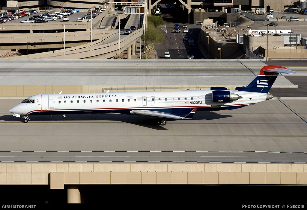 Aircraft Photo of N920FJ | Bombardier CRJ-900ER (CL-600-2D24) | US Airways Express | AirHistory.net #52901
