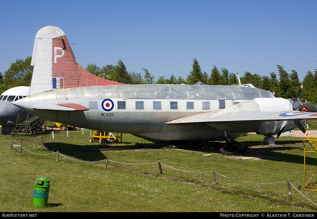 Aircraft Photo of WL626 | Vickers 668 Varsity T.1 | UK - Air Force | AirHistory.net #52906