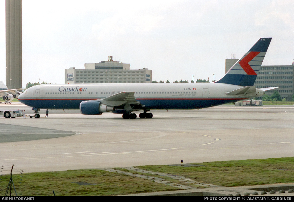 Aircraft Photo of C-FCAJ | Boeing 767-375/ER | Canadian Airlines | AirHistory.net #52952