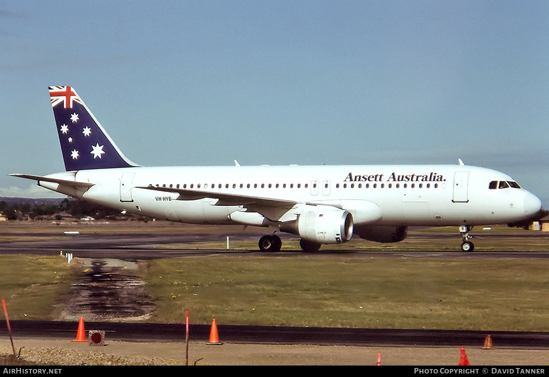 Aircraft Photo of VH-HYB | Airbus A320-211 | Ansett Australia | AirHistory.net #52957