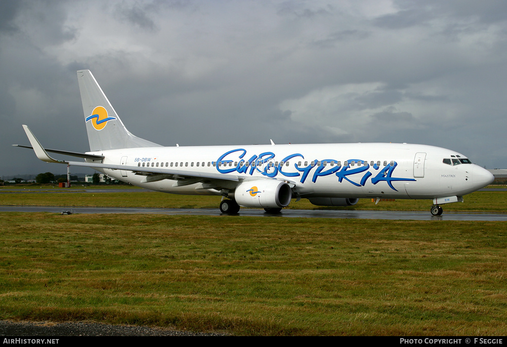 Aircraft Photo of 5B-DBW | Boeing 737-8Q8 | Eurocypria Airlines | AirHistory.net #53034