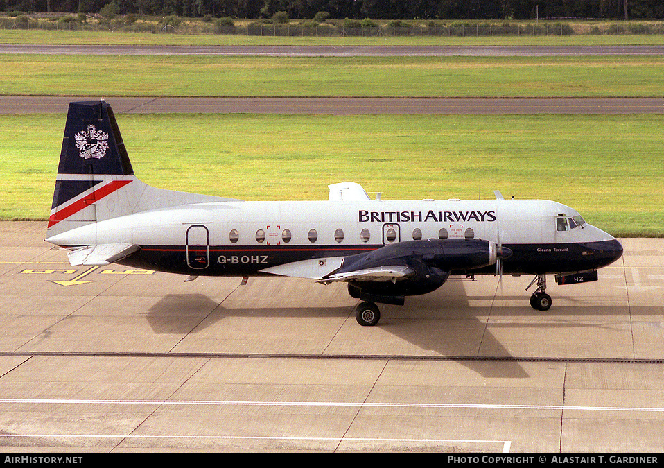 Aircraft Photo of G-BOHZ | British Aerospace BAe-748 Srs2B/378 | British Airways | AirHistory.net #53039