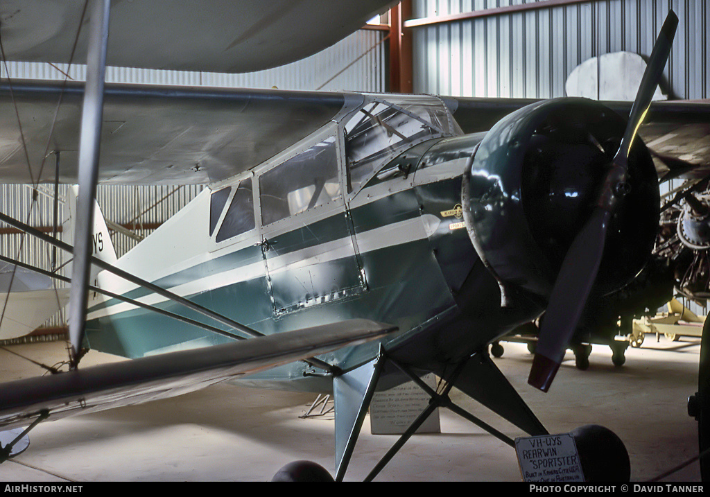 Aircraft Photo of VH-UYS | Rearwin 9000-L Sportster Deluxe | AirHistory.net #53042