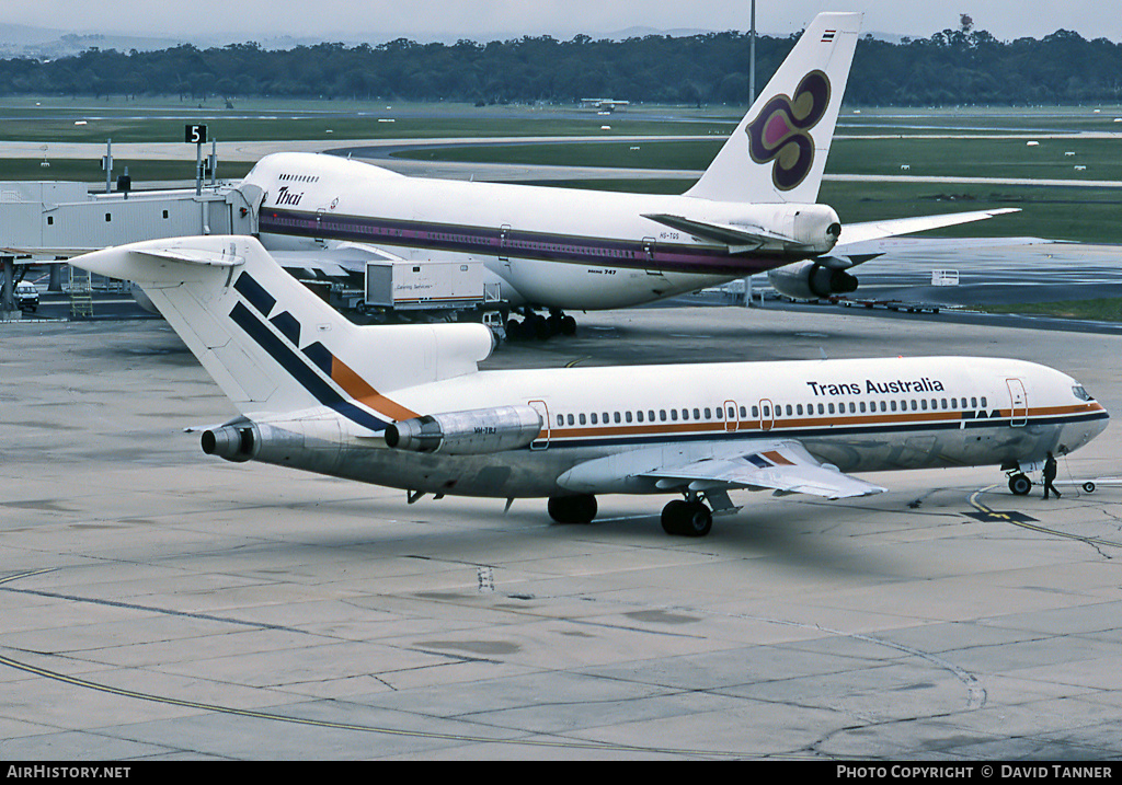 Aircraft Photo of VH-TBJ | Boeing 727-276/Adv | Trans-Australia Airlines - TAA | AirHistory.net #53043
