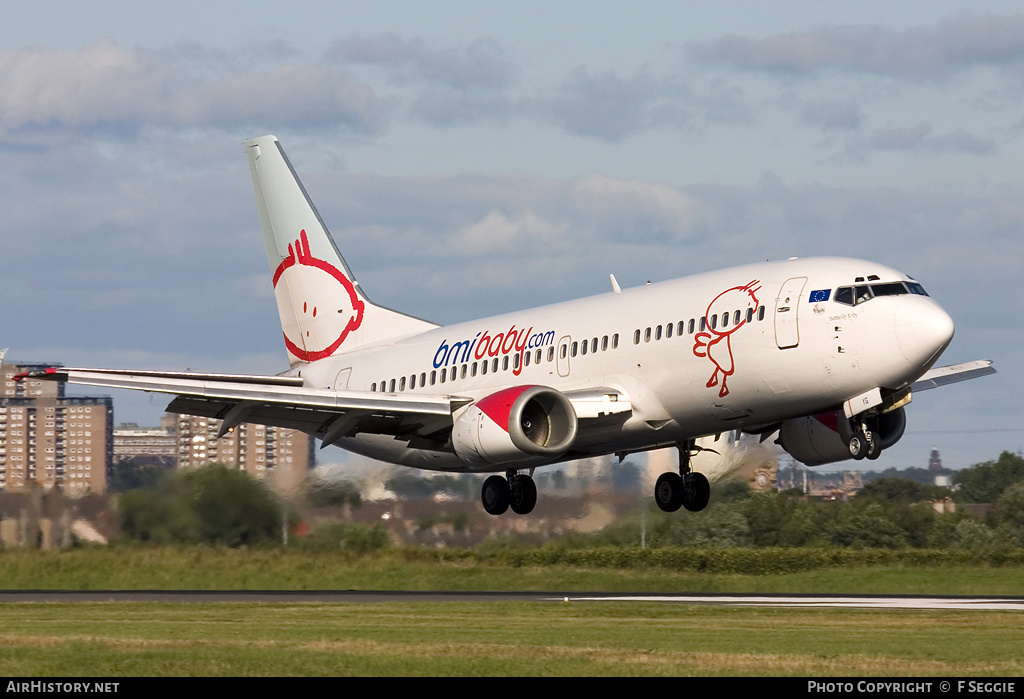 Aircraft Photo of G-TOYG | Boeing 737-36N | Bmibaby | AirHistory.net #53052