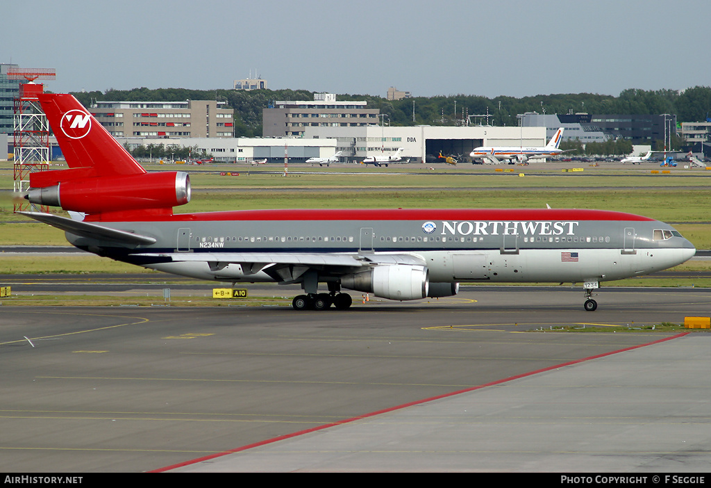 Aircraft Photo of N234NW | McDonnell Douglas DC-10-30 | Northwest Airlines | AirHistory.net #53059