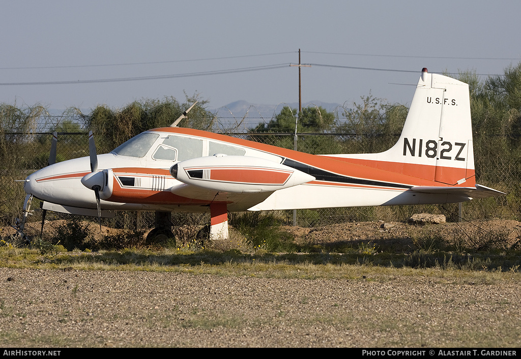 Aircraft Photo of N182Z | Cessna U-3A Blue Canoe (310A/L-27A) | US Forest Service - USFS | AirHistory.net #53060
