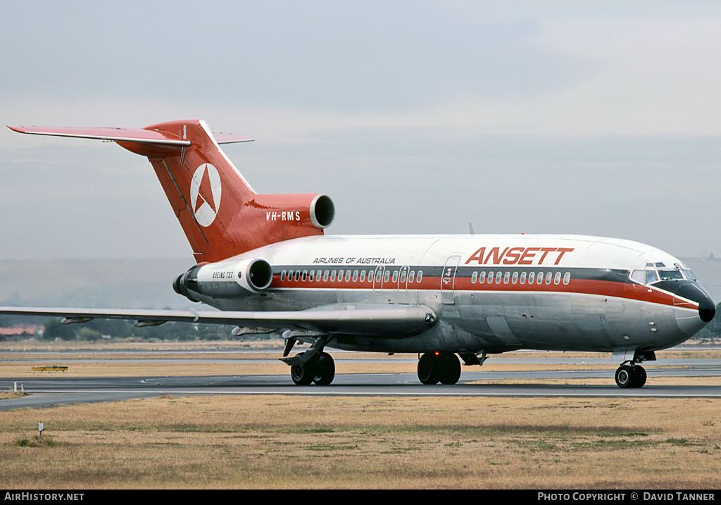 Aircraft Photo of VH-RMS | Boeing 727-77C | Ansett Airlines of Australia | AirHistory.net #53063