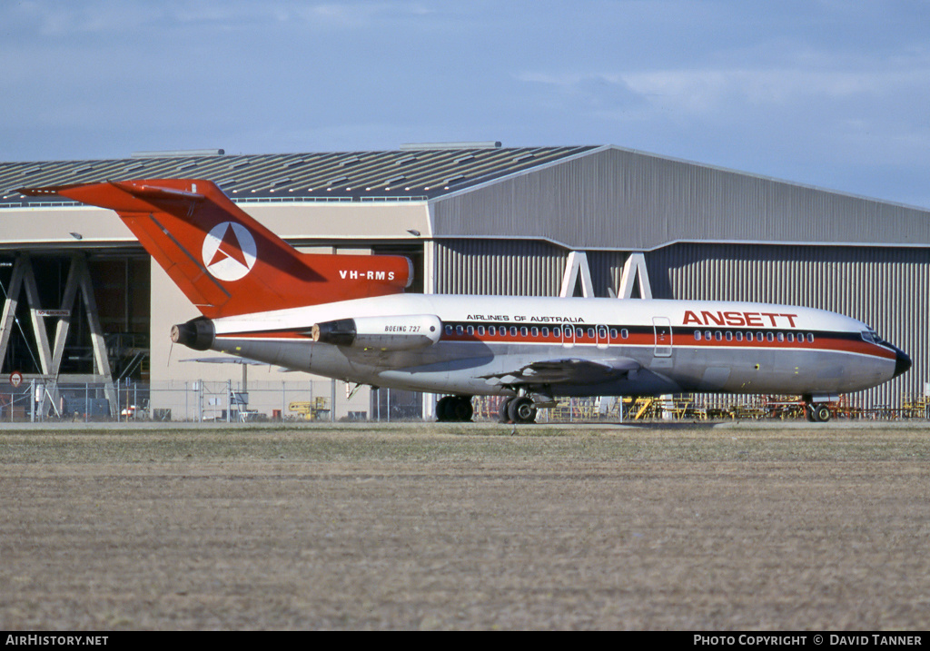 Aircraft Photo of VH-RMS | Boeing 727-77C | Ansett Airlines of Australia | AirHistory.net #53064