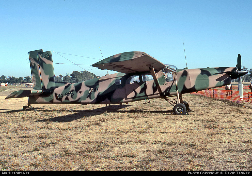 Aircraft Photo of A14-683 | Pilatus PC-6/B1-H2 Turbo Porter | Australia - Army | AirHistory.net #53079