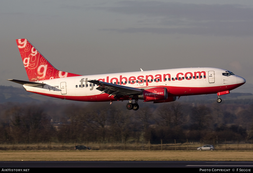 Aircraft Photo of G-GSPN | Boeing 737-31S | Flyglobespan | AirHistory.net #53081