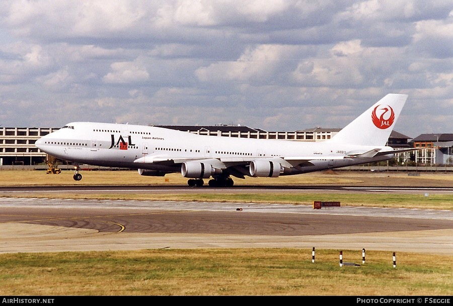 Aircraft Photo of JA8913 | Boeing 747-446 | Japan Airlines - JAL | AirHistory.net #53085