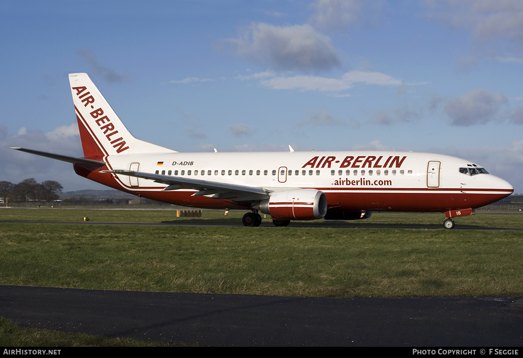 Aircraft Photo of D-ADIB | Boeing 737-36Q | Air Berlin | AirHistory.net #53087