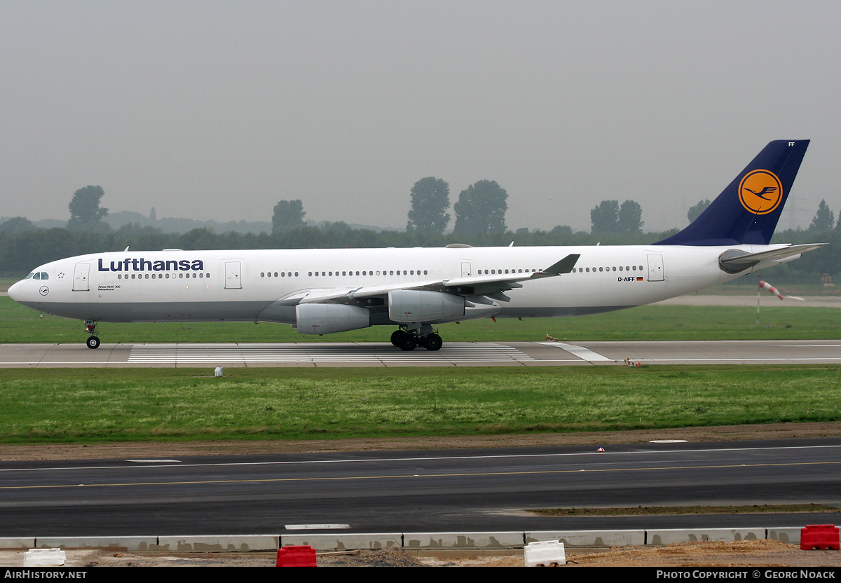 Aircraft Photo of D-AIFF | Airbus A340-313X | Lufthansa | AirHistory.net #53100