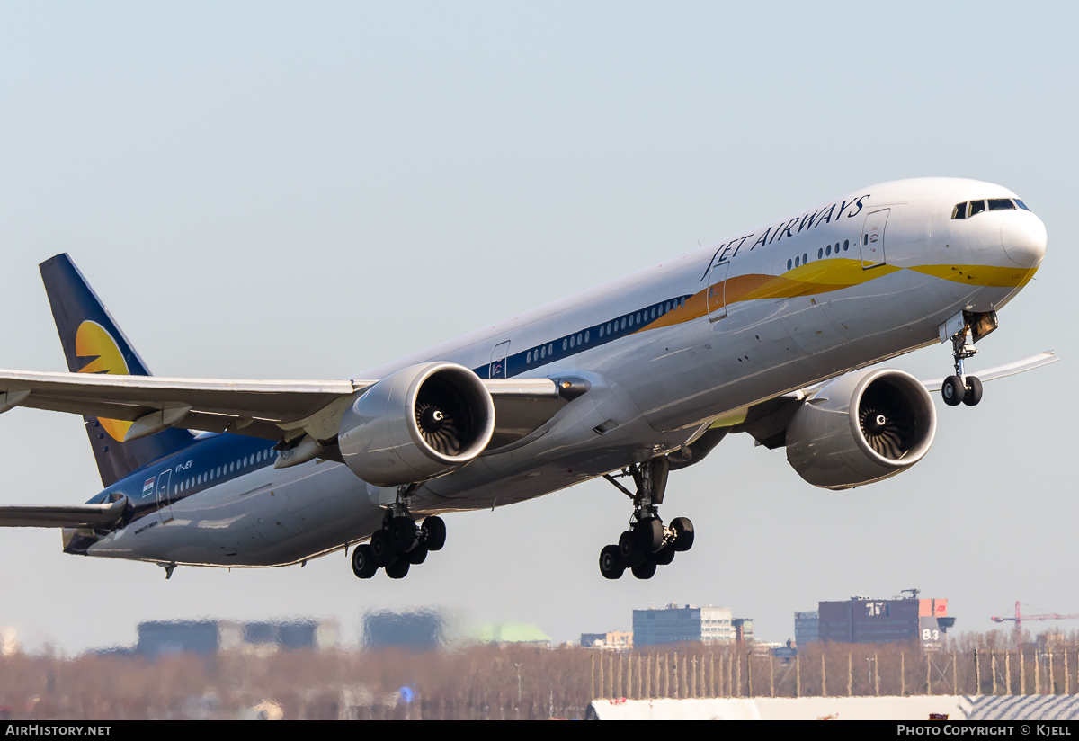 Aircraft Photo of VT-JEV | Boeing 777-35R/ER | Jet Airways | AirHistory.net #53101