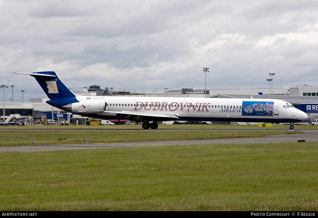 Aircraft Photo of 9A-CDC | McDonnell Douglas MD-82 (DC-9-82) | Dubrovnik Airline | AirHistory.net #53103