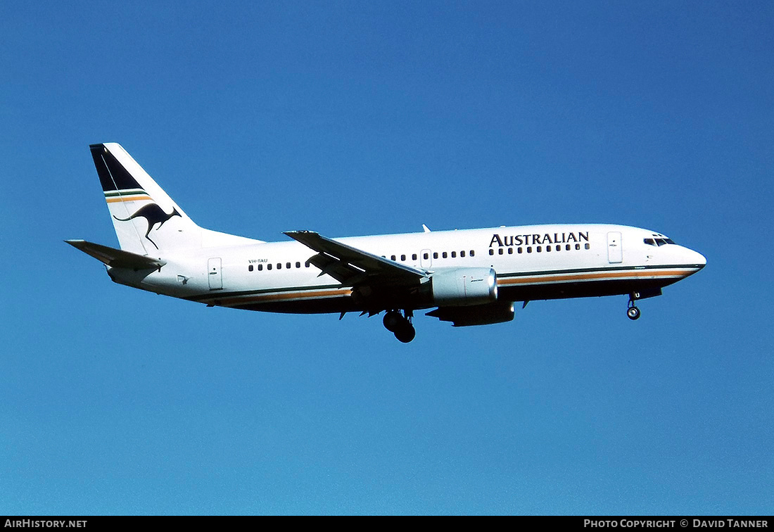 Aircraft Photo of VH-TAU | Boeing 737-376 | Australian Airlines | AirHistory.net #53134