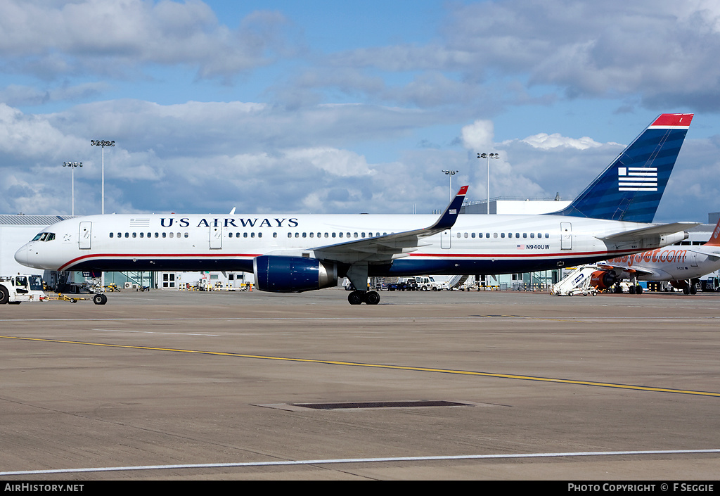 Aircraft Photo of N940UW | Boeing 757-2B7 | US Airways | AirHistory.net #53148