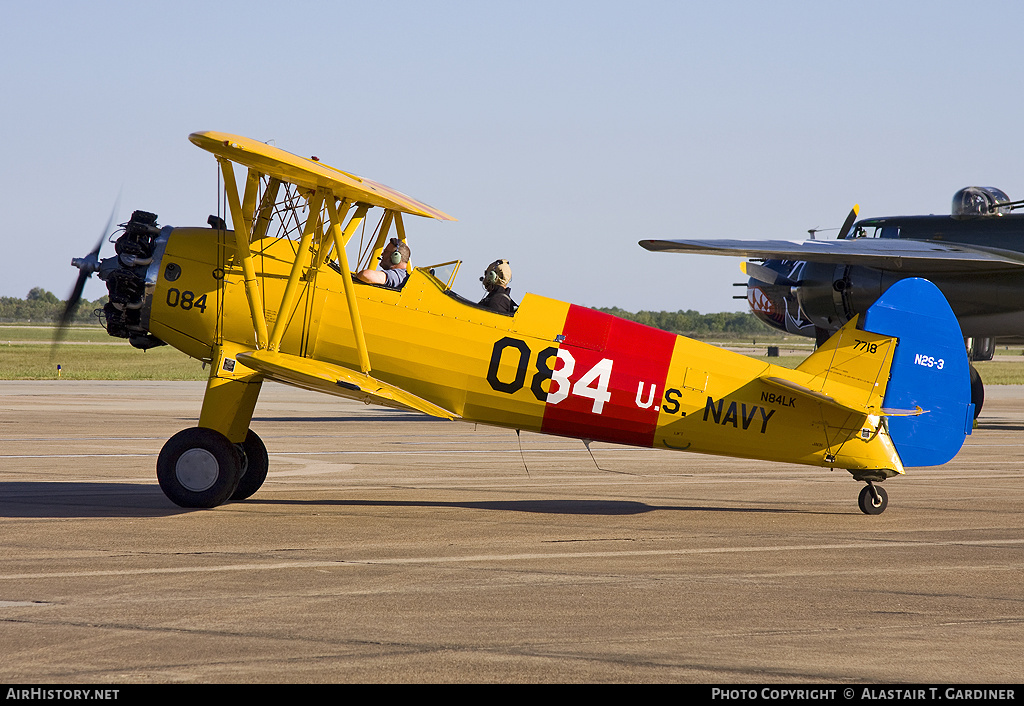 Aircraft Photo of N84LK / 7718 | Boeing N2S-3 Kaydet (B75N1) | USA - Navy | AirHistory.net #53160