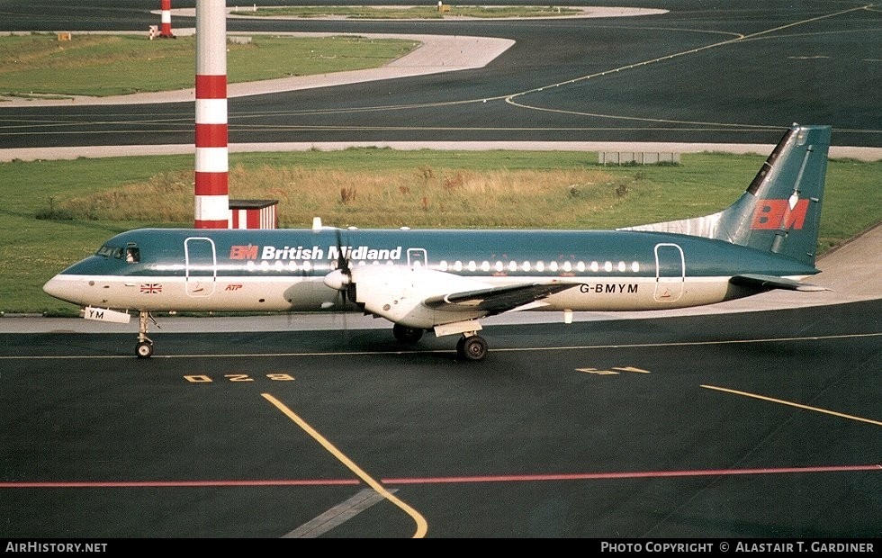 Aircraft Photo of G-BMYM | British Aerospace ATP | British Midland Airways - BMA | AirHistory.net #53172