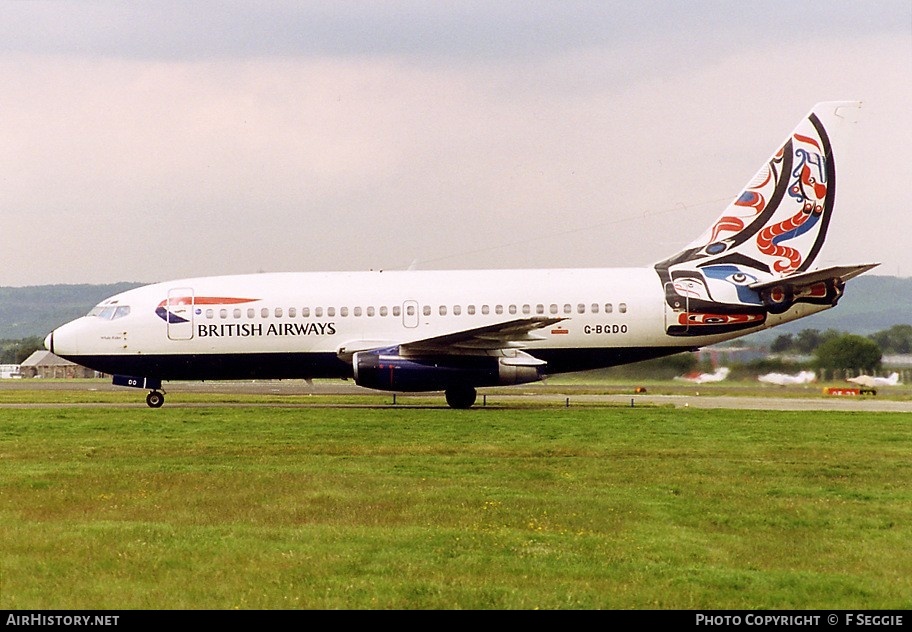 Aircraft Photo of G-BGDO | Boeing 737-236/Adv | British Airways | AirHistory.net #53185