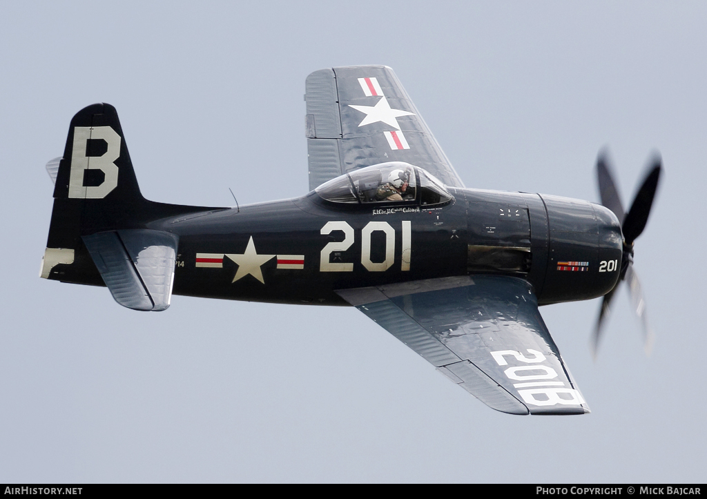 Aircraft Photo of G-RUMM / 121714 | Grumman F8F-2P Bearcat | USA - Navy | AirHistory.net #53197