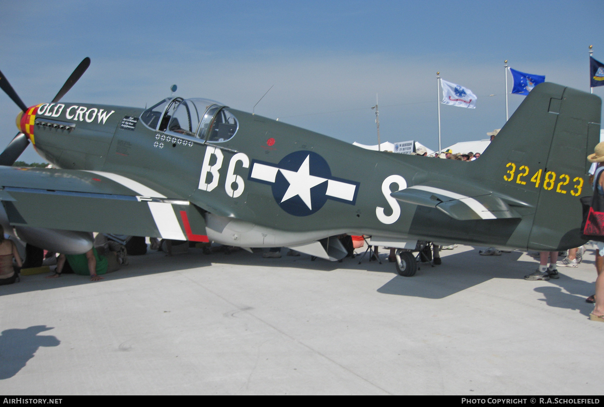 Aircraft Photo of N551E / 324823 | North American P-51B Mustang | USA - Air Force | AirHistory.net #53199