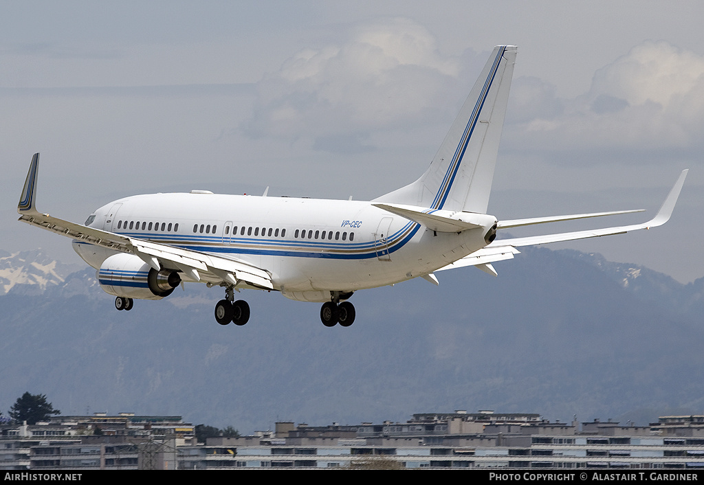 Aircraft Photo of VP-CEC | Boeing 737-7AW BBJ | AirHistory.net #53204