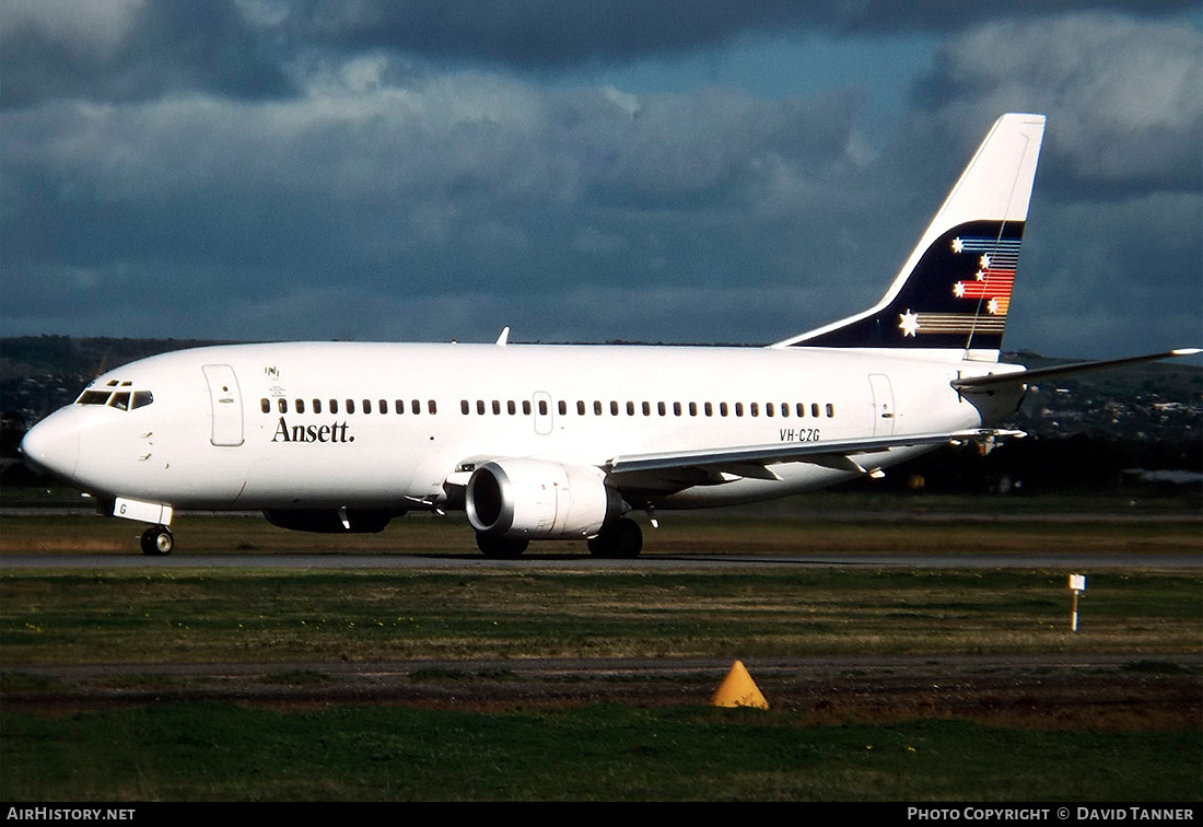 Aircraft Photo of VH-CZG | Boeing 737-377 | Ansett | AirHistory.net #53211