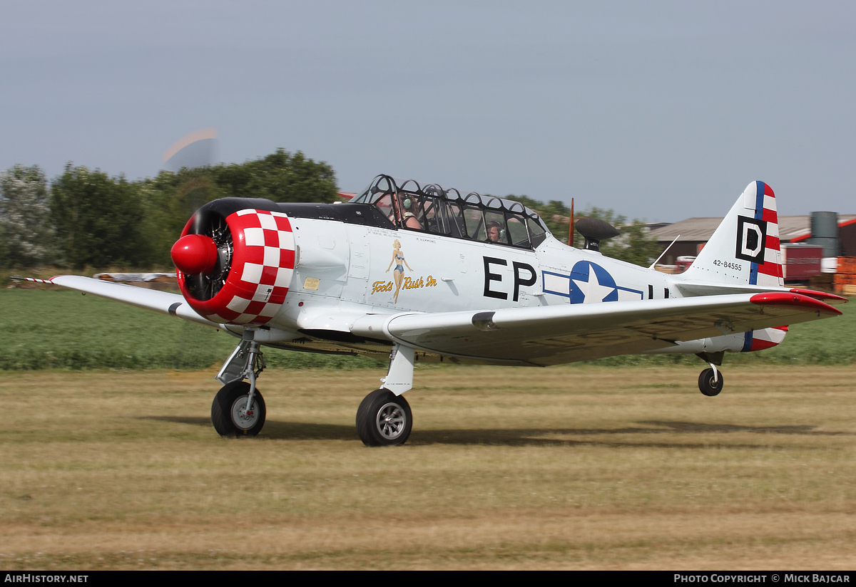 Aircraft Photo of G-ELMH / 42-84555 | North American AT-6D Harvard III | USA - Air Force | AirHistory.net #53219