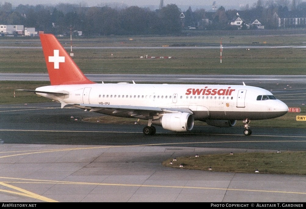 Aircraft Photo of HB-IPU | Airbus A319-112 | Swissair | AirHistory.net #53229