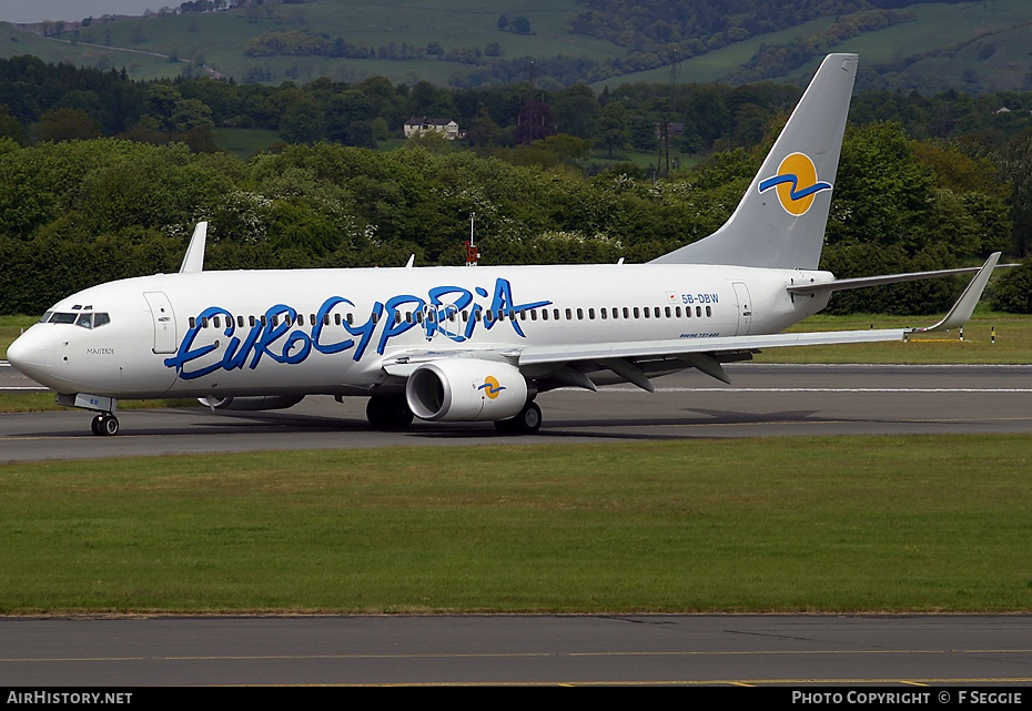 Aircraft Photo of 5B-DBW | Boeing 737-8Q8 | Eurocypria Airlines | AirHistory.net #53239