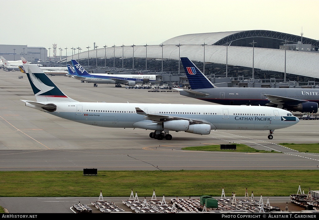 Aircraft Photo of B-HXN | Airbus A340-313 | Cathay Pacific Airways | AirHistory.net #53241