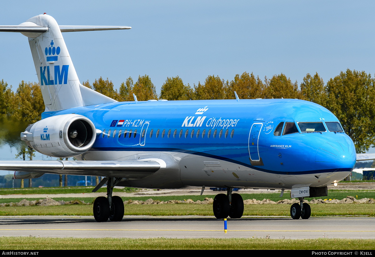 Aircraft Photo of PH-KZM | Fokker 70 (F28-0070) | KLM Cityhopper | AirHistory.net #53243