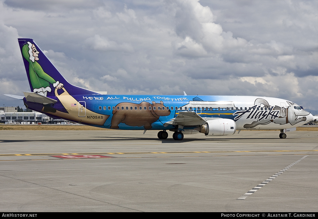 Aircraft Photo of N705AS | Boeing 737-490 | Alaska Airlines | AirHistory.net #53248