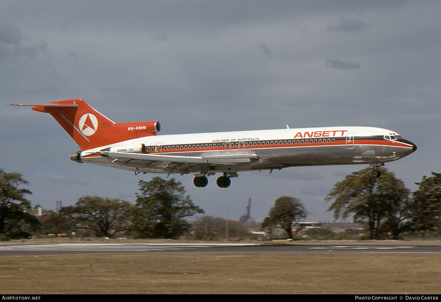 Aircraft Photo of VH-RMM | Boeing 727-277/Adv | Ansett Airlines of Australia | AirHistory.net #53257