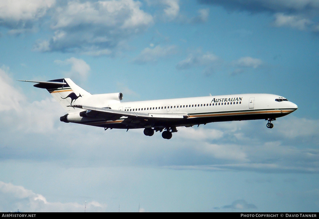 Aircraft Photo of VH-TBR | Boeing 727-276/Adv | Australian Airlines | AirHistory.net #53338