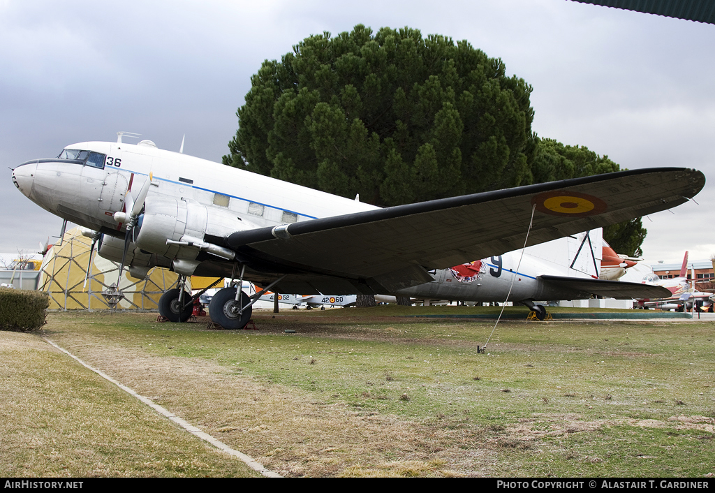Aircraft Photo of T.3-36 | Douglas C-47D Skytrain | Spain - Air Force | AirHistory.net #53346