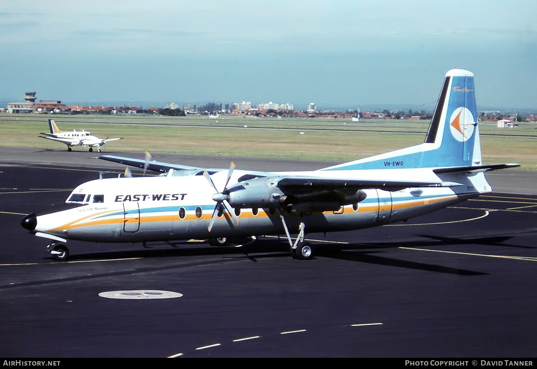 Aircraft Photo of VH-EWO | Fokker F27-500 Friendship | East-West Airlines | AirHistory.net #53348