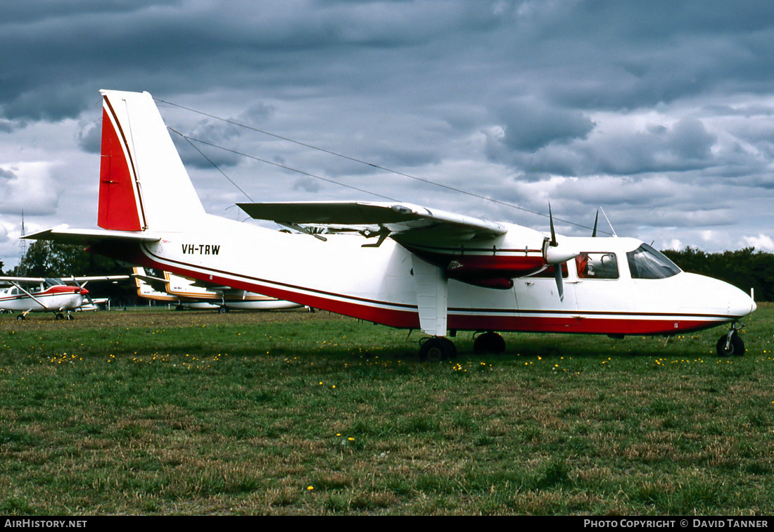 Aircraft Photo of VH-TRW | Britten-Norman BN-2A-20 Islander | AirHistory.net #53357