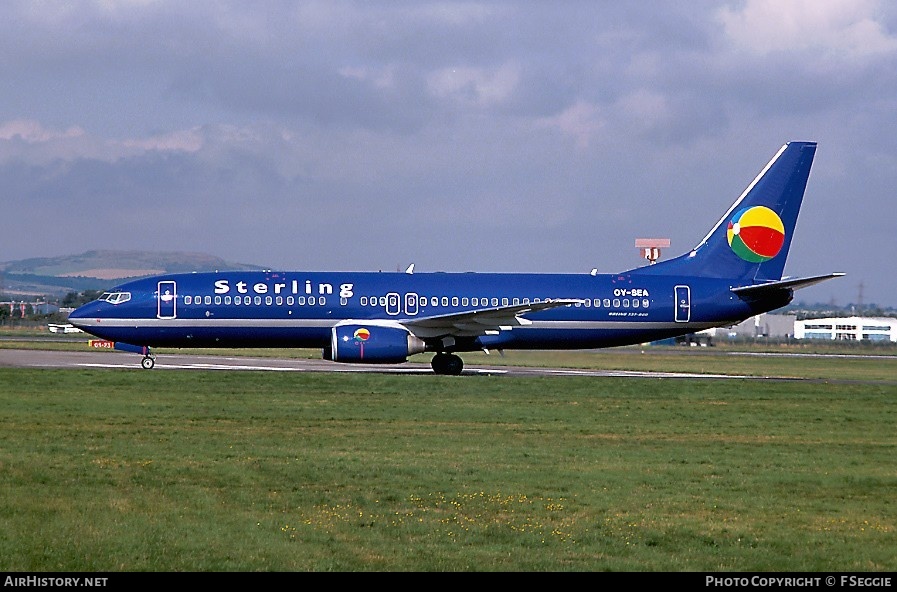 Aircraft Photo of OY-SEA | Boeing 737-8Q8 | Sterling European Airlines | AirHistory.net #53360