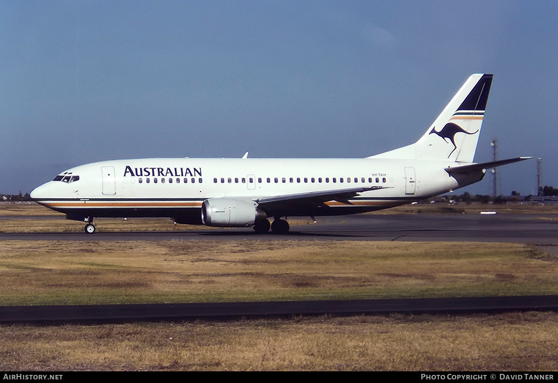 Aircraft Photo of VH-TAH | Boeing 737-376 | Australian Airlines | AirHistory.net #53362